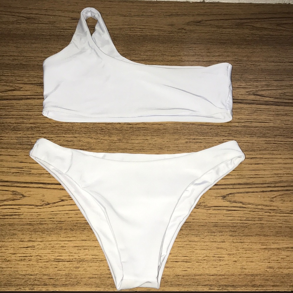 White Bathing Suit